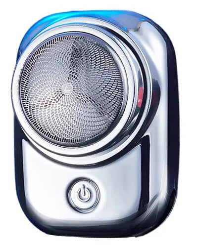 TrimEdge | Compacte USB-scheerapparaat – 6-bladig precisiescheermes, draagbaar oplaadbaar scheerapparaat