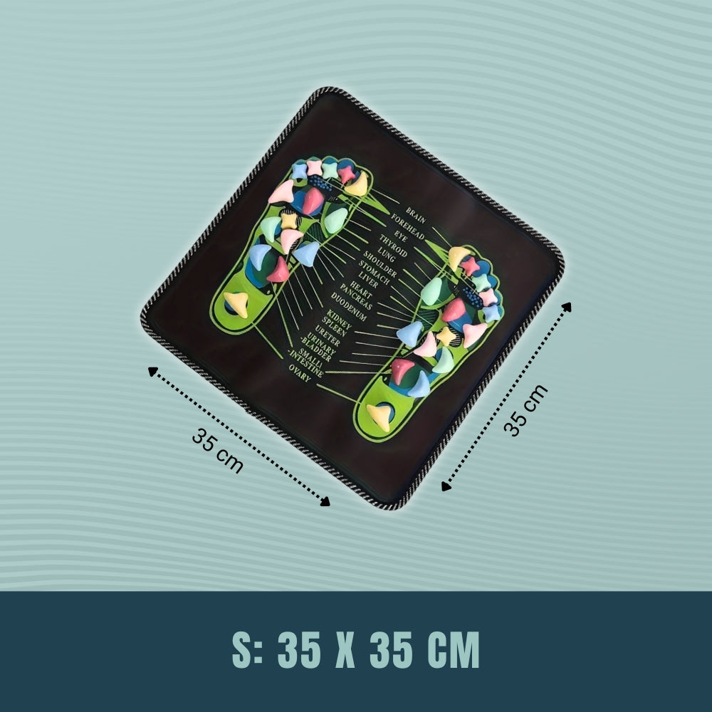 Footara | Acupressuur voetmat – antislip, pijnverlichting, stimulering van de bloedsomloop en ontspanning