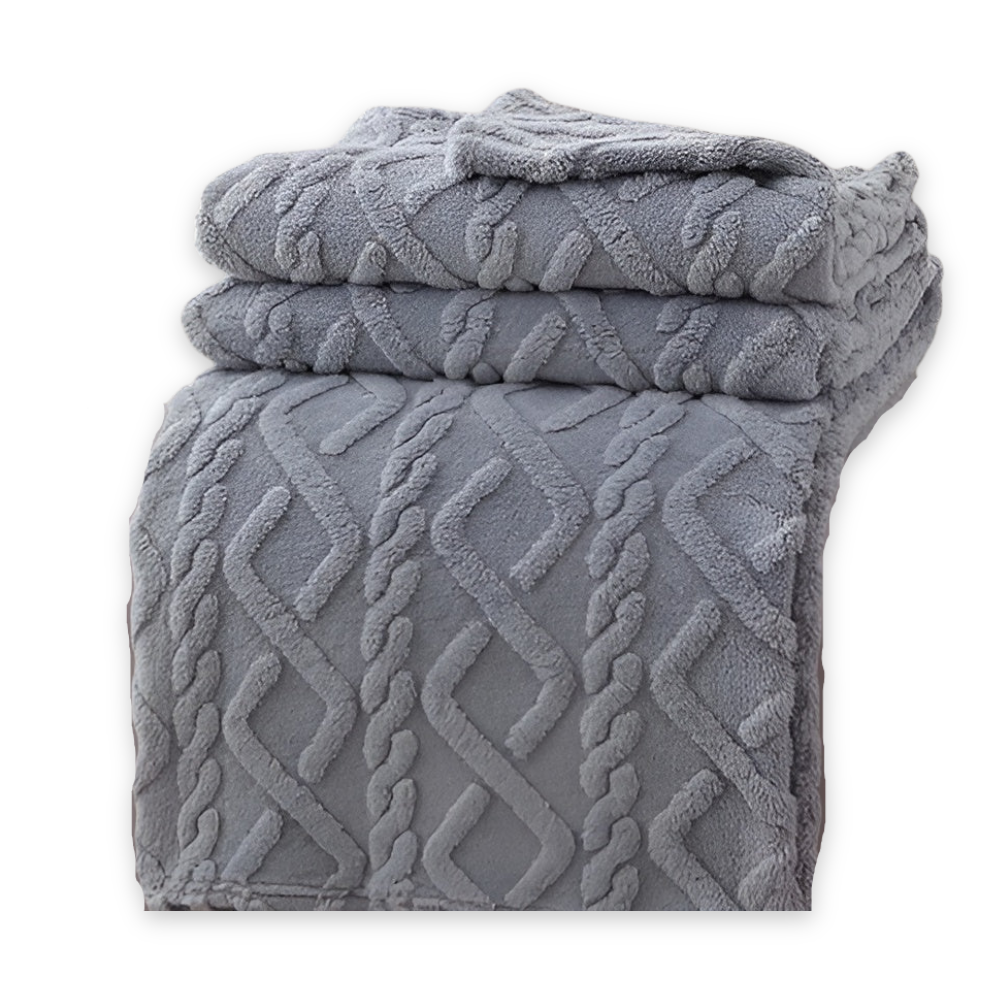 ComfyReign | Dubbelzijdig fleece dekbed – Zachte, knusse plaid voor bed en bank, warm winterbeddengoed