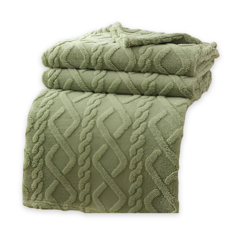 ComfyReign | Dubbelzijdig fleece dekbed – Zachte, knusse plaid voor bed en bank, warm winterbeddengoed