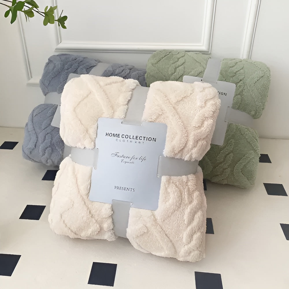 ComfyReign | Dubbelzijdig fleece dekbed – Zachte, knusse plaid voor bed en bank, warm winterbeddengoed