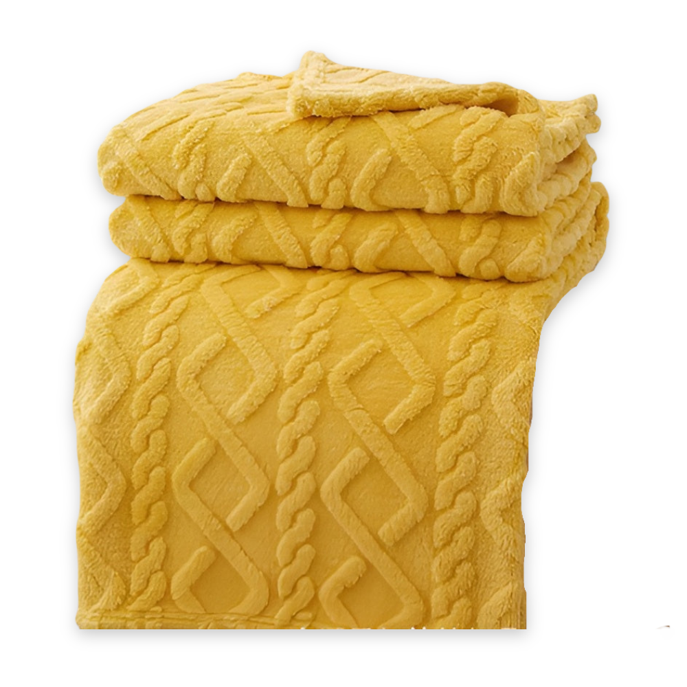 ComfyReign | Dubbelzijdig fleece dekbed – Zachte, knusse plaid voor bed en bank, warm winterbeddengoed