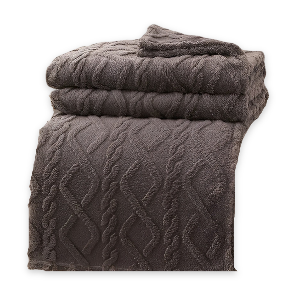 ComfyReign | Dubbelzijdig fleece dekbed – Zachte, knusse plaid voor bed en bank, warm winterbeddengoed