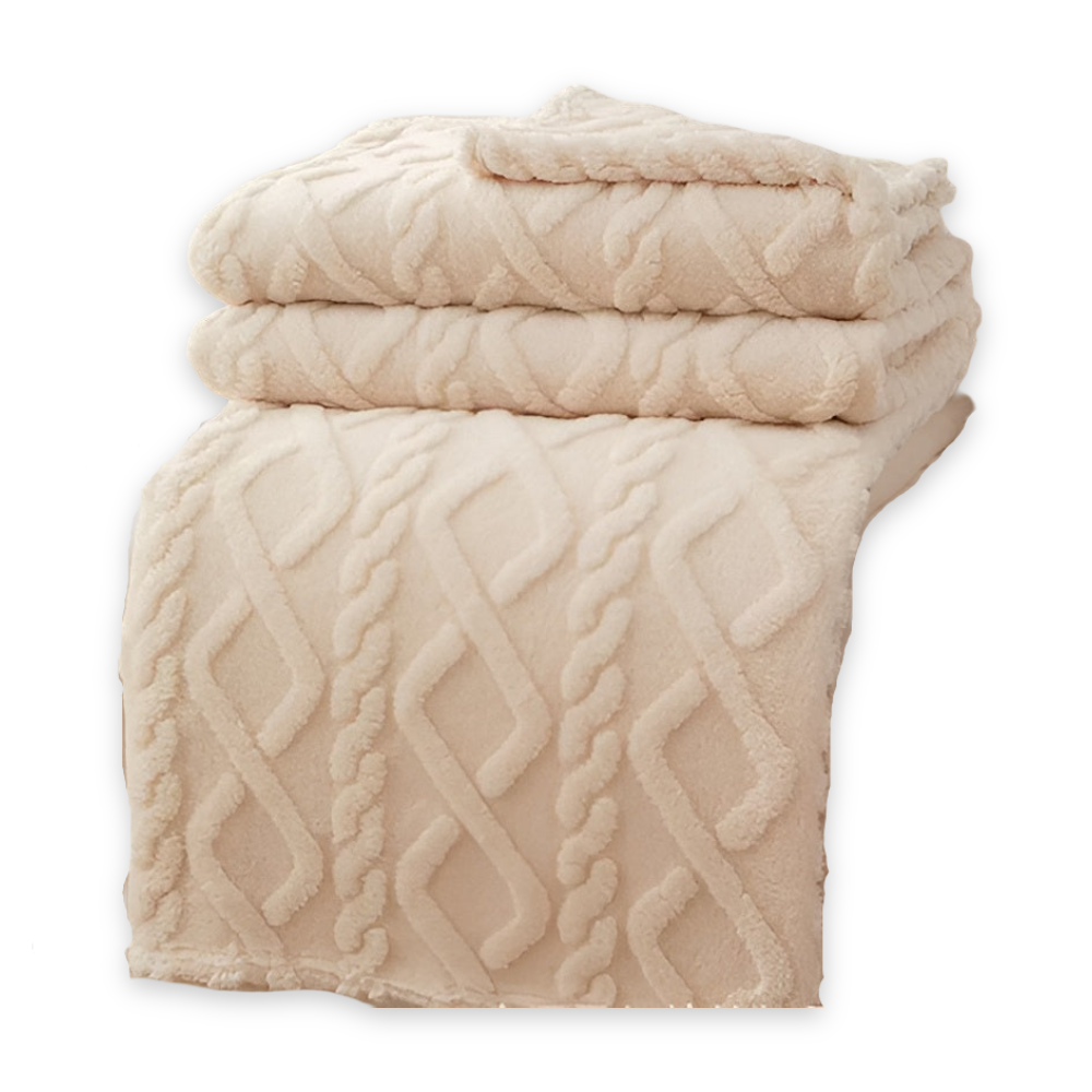 ComfyReign | Dubbelzijdig fleece dekbed – Zachte, knusse plaid voor bed en bank, warm winterbeddengoed