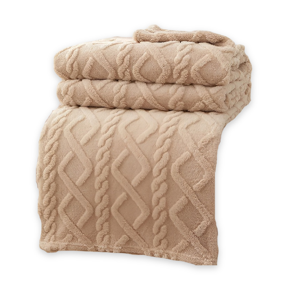 ComfyReign | Dubbelzijdig fleece dekbed – Zachte, knusse plaid voor bed en bank, warm winterbeddengoed