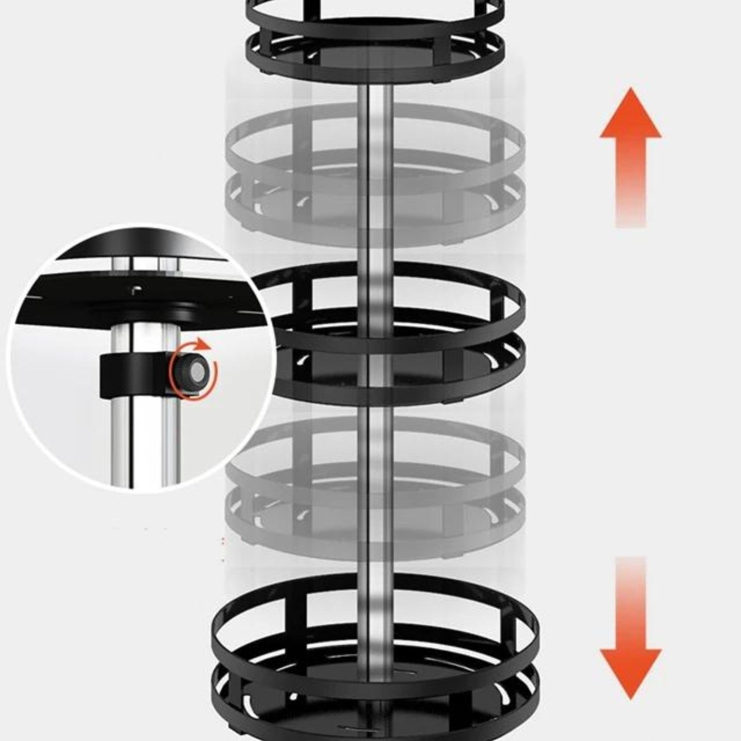 SwivelStack | Ultieme 360° roterende condimentenhouder - maximaliseer je keukenruimte!