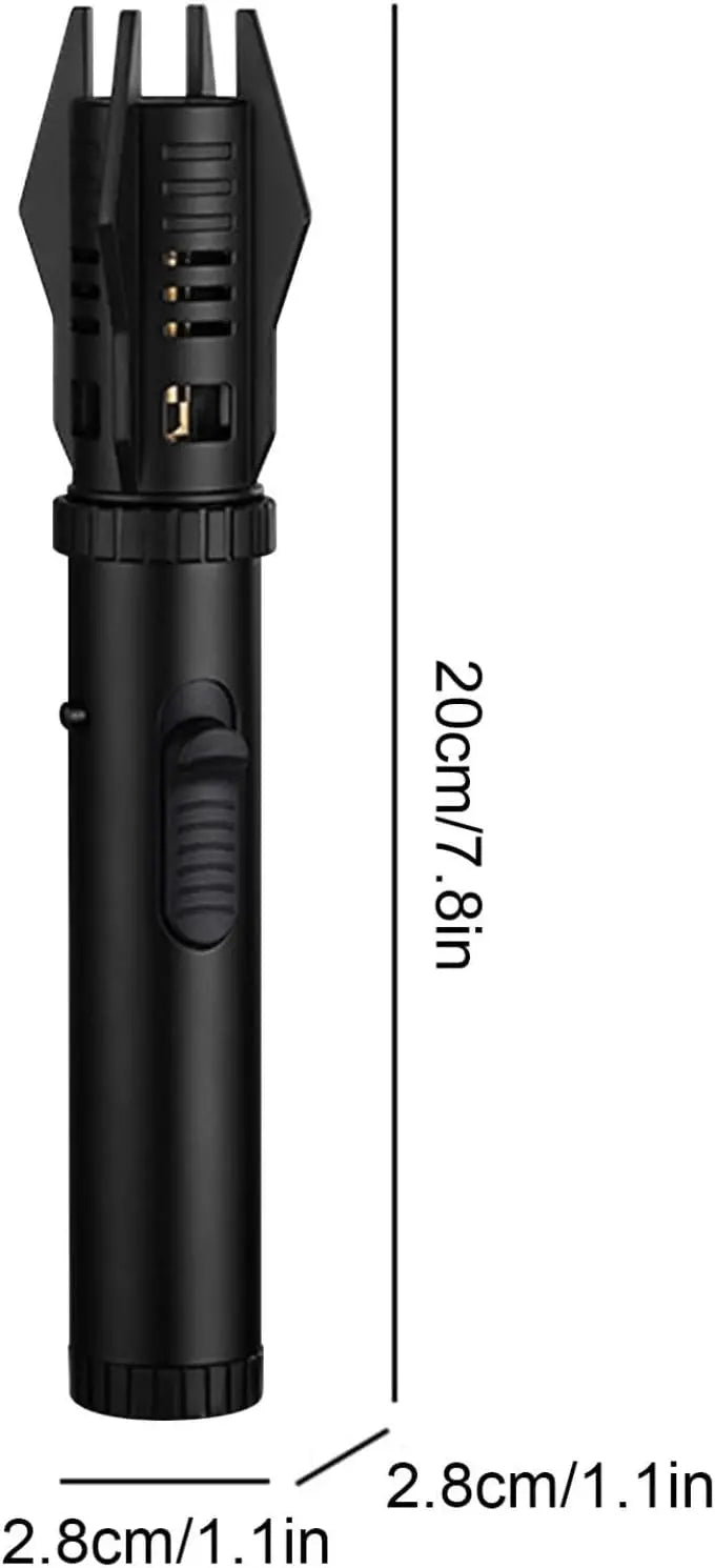 Burnix | Windproof Jet Aansteker - Navulbare Butaan Zaklamp met Verstelbare Vlam