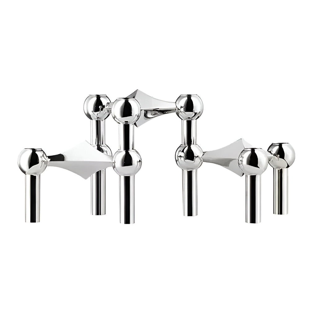 FlareMist | Scandinavische metalen kandelaars – Moderne minimalistische woondecoratie