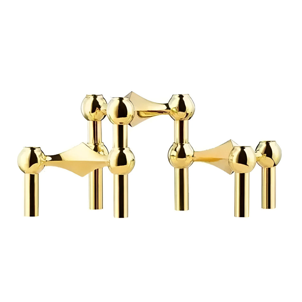 FlareMist | Scandinavische metalen kandelaars – Moderne minimalistische woondecoratie