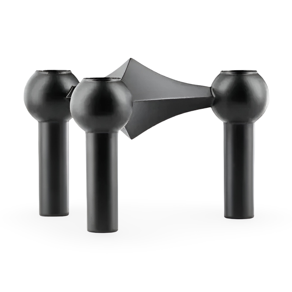 FlareMist | Scandinavische metalen kandelaars – Moderne minimalistische woondecoratie