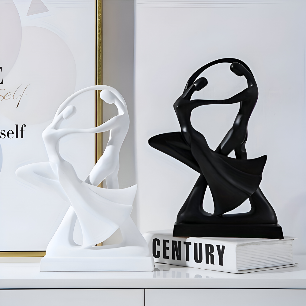 MonoGroove | Harsdans Sculptuur – Moderne abstracte kunstversiering voor thuis en op kantoor