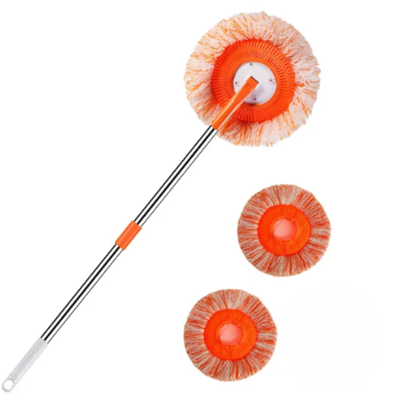 Swyft | 360° roterende mop - Microvezel nat/droog vloerreiniger met uitschuifbare steel