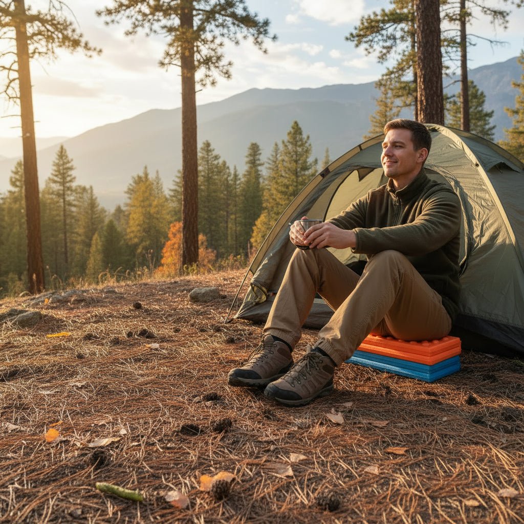 TrekSeat | Opvouwbaar XPE Camping Zitkussen – Waterdicht Draagbaar Outdoor Schuim Zitmatje