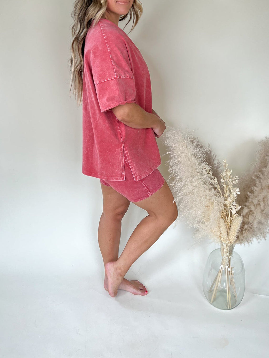 Orina | Zomer-T-shirt voor dames – Casual, zacht topje met V-hals en korte mouwen