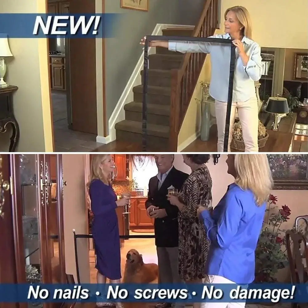 PetBarrier | Draagbaar veiligheidshekje voor huisdieren – Flexibele barrière voor binnen en buiten