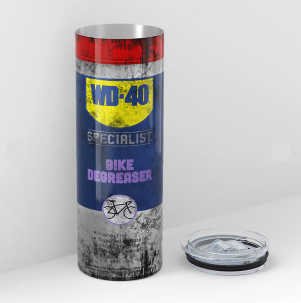 MechMug | Industriële WD-40 geïnspireerde thermosbeker – Robuuste roestvrijstalen reisbeker voor koffie