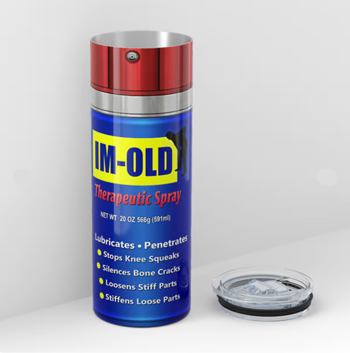 MechMug | Industriële WD-40 geïnspireerde thermosbeker – Robuuste roestvrijstalen reisbeker voor koffie