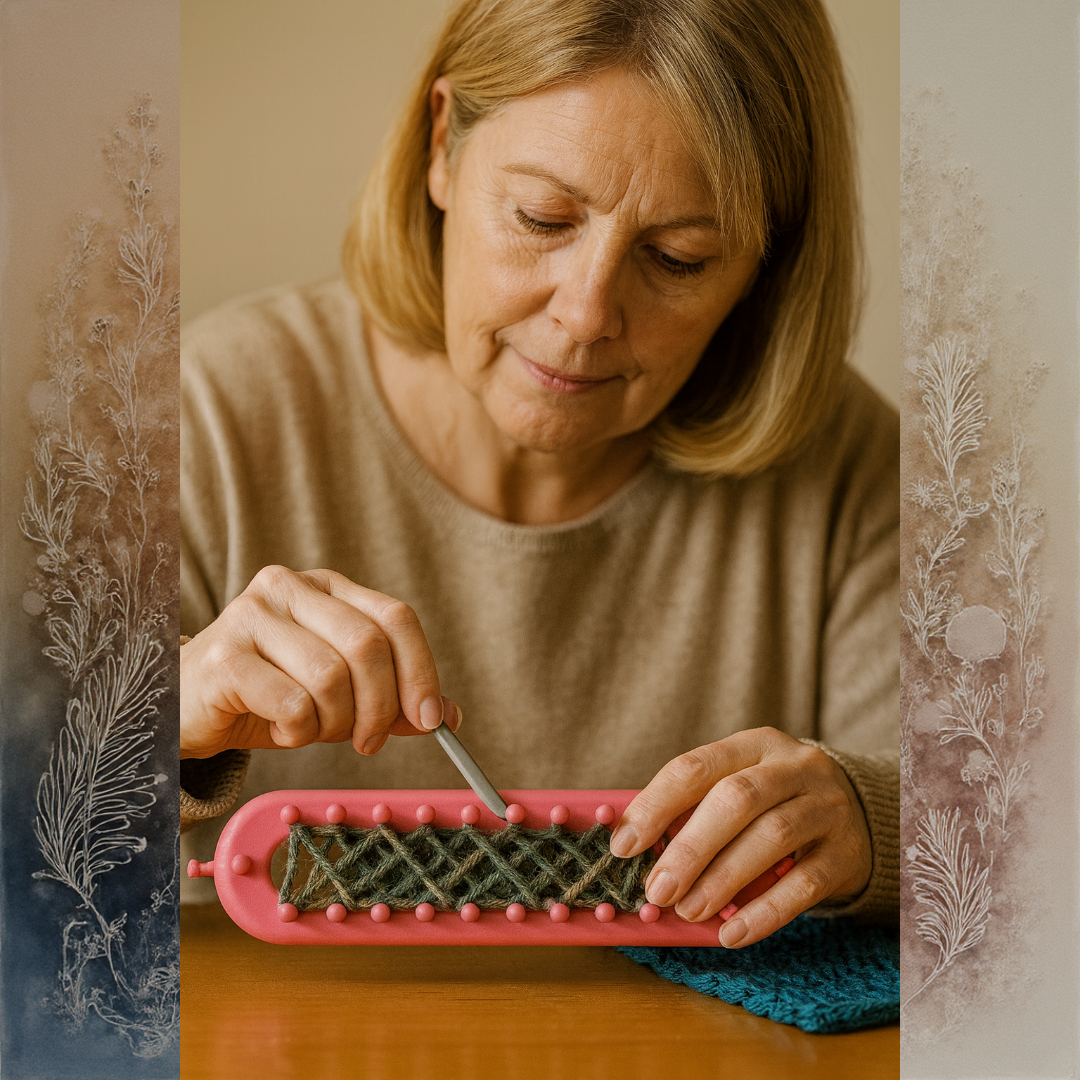 SilkLoop | Moeiteloos gebreide sjaals – Elegante handgemaakte doe-het-zelfset