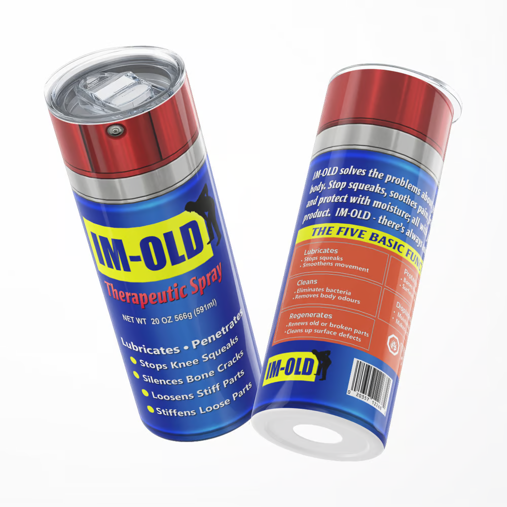 MechMug | Industriële WD-40 geïnspireerde thermosbeker – Robuuste roestvrijstalen reisbeker voor koffie