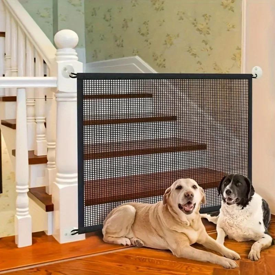 FlexiGate | Draagbaar veiligheidshek voor huisdieren – Verstelbaar, lichtgewicht, veilig hek voor kleine honden en katten