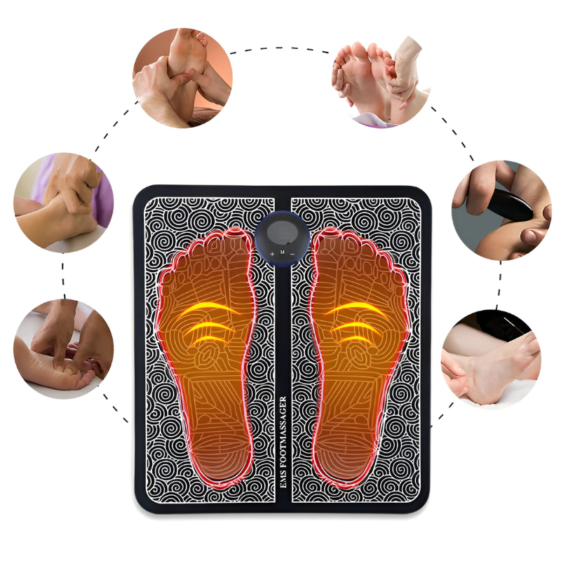 FootBliss | Elektrische voetmassager - pijnverlichting voor stressverlichting en verbeterde bloedsomloop