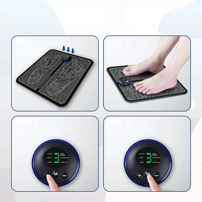 FootBliss | Elektrische voetmassager - pijnverlichting voor stressverlichting en verbeterde bloedsomloop
