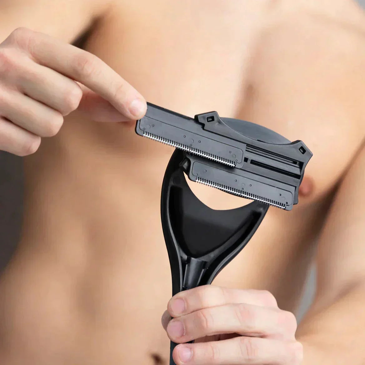 BackBlaze | Rugscheermes met lange steel en dubbele messen