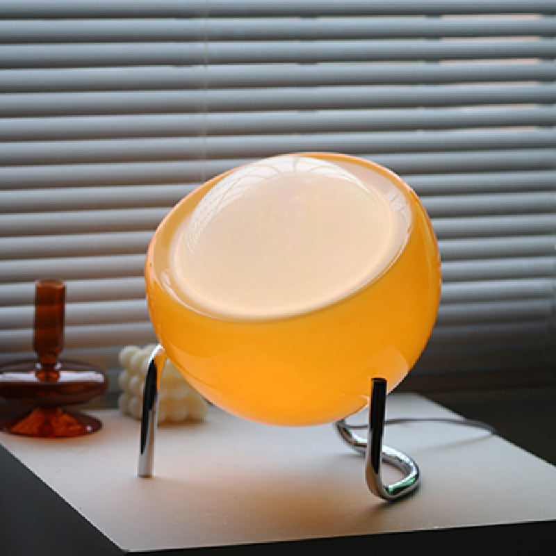 Lampora | Retro Dome Table Lamp - Vintage Indoor Lighting - Bauhaus Style, Medieval-Inspired