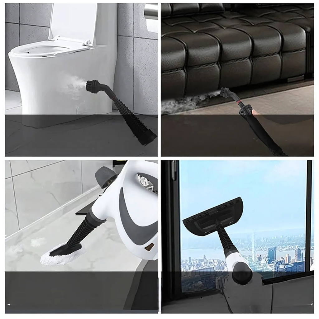 CleanBurst | Krachtige stoomreiniger-set voor thuis – Multifunctionele stoomreiniger voor dieptereiniging