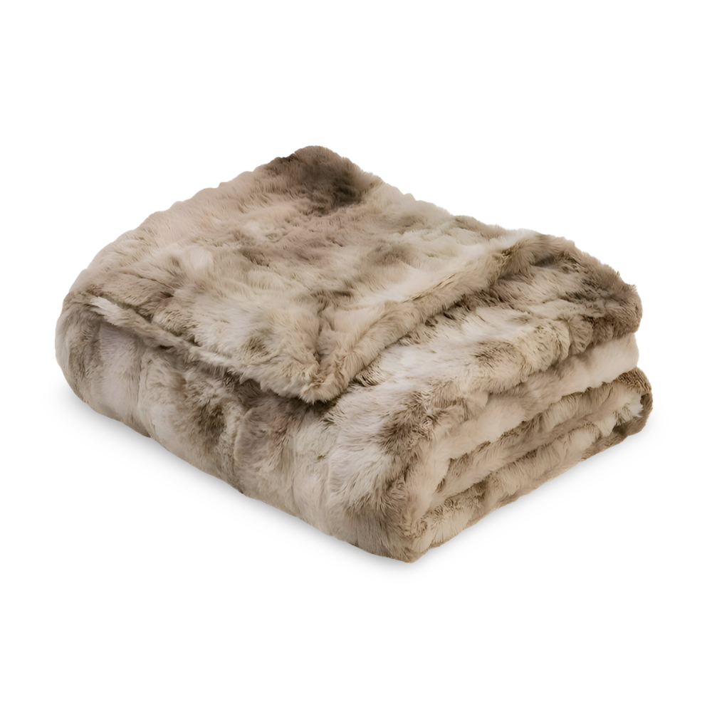 DreamDye | Omkeerbare fleeceplaid met tie-dye-print – ultrazacht, pluche en luxueus