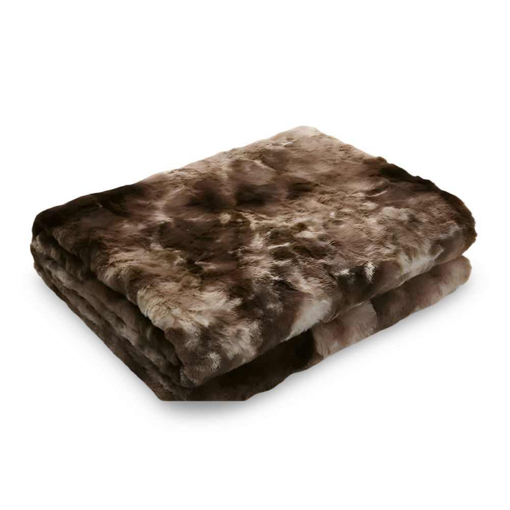 DreamDye | Omkeerbare fleeceplaid met tie-dye-print – ultrazacht, pluche en luxueus