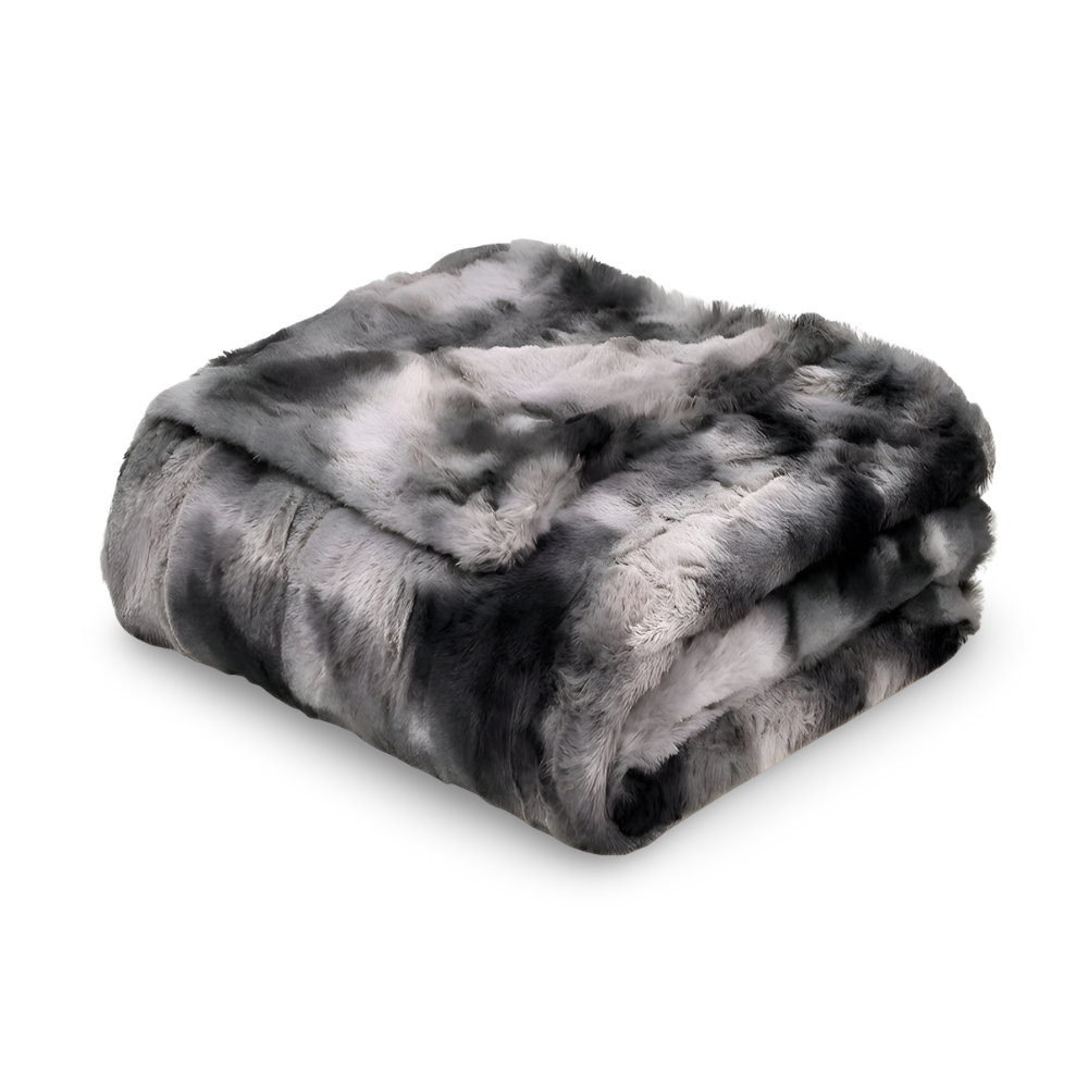 DreamDye | Omkeerbare fleeceplaid met tie-dye-print – ultrazacht, pluche en luxueus