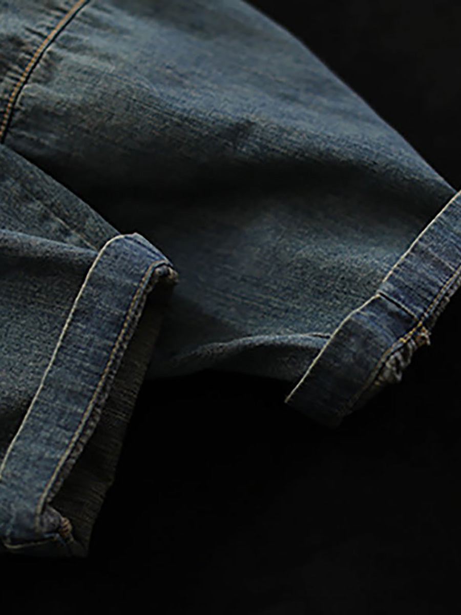 Briala | Vintage Wijde Broekspijpen Jeans voor Dames – Plus Size Baggy Spijkerbroeken