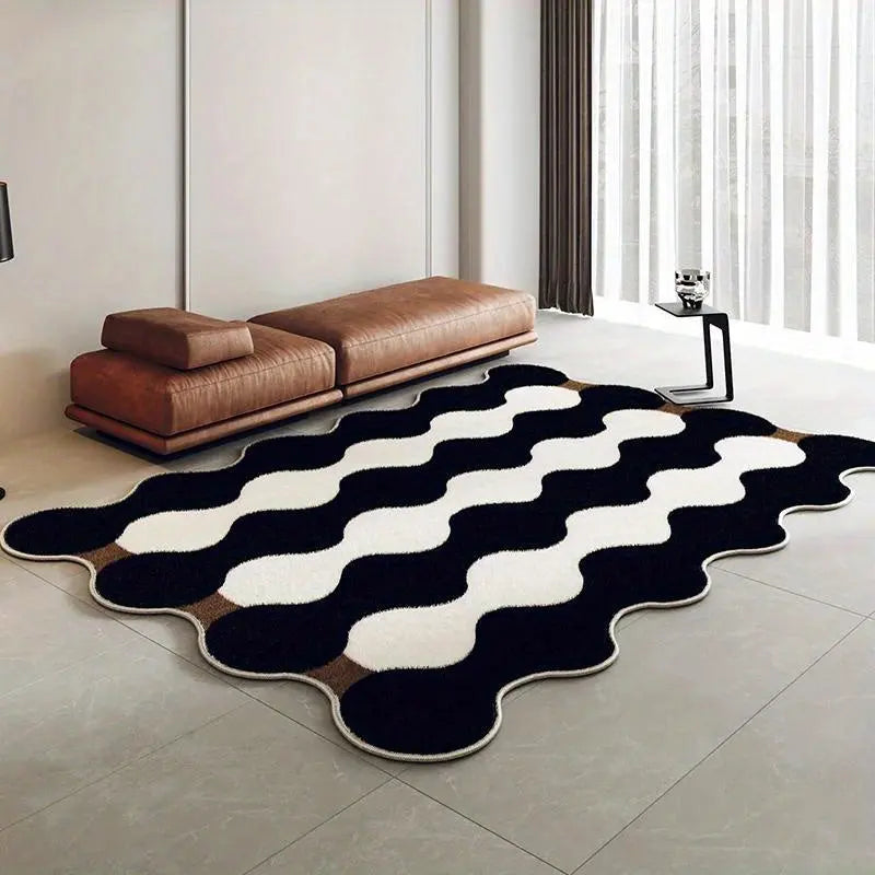 VibeRug | Abstract Creatief Vloerkleed - Modern Golvend Ontwerp