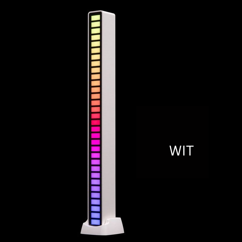 BeatLite | USB Oplaadbare RGB Geluidslichtbalk – Muzieksync LED Licht voor Gaming, TV, Party & Sfeer