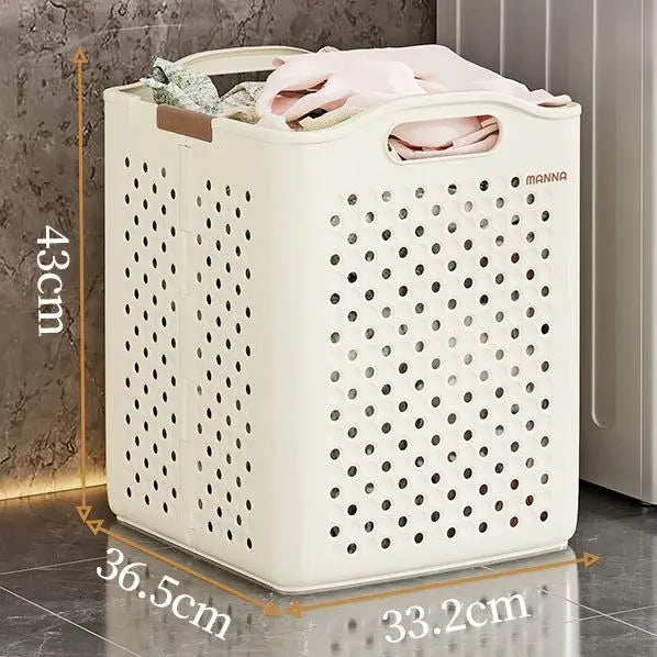 WheelHamper | Opvouwbare wasmand met wieltjes - Hamper met grote capaciteit