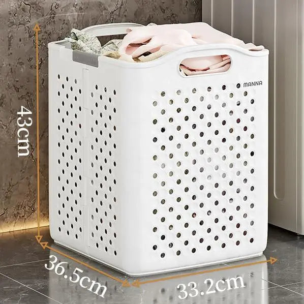 WheelHamper | Opvouwbare wasmand met wieltjes - Hamper met grote capaciteit