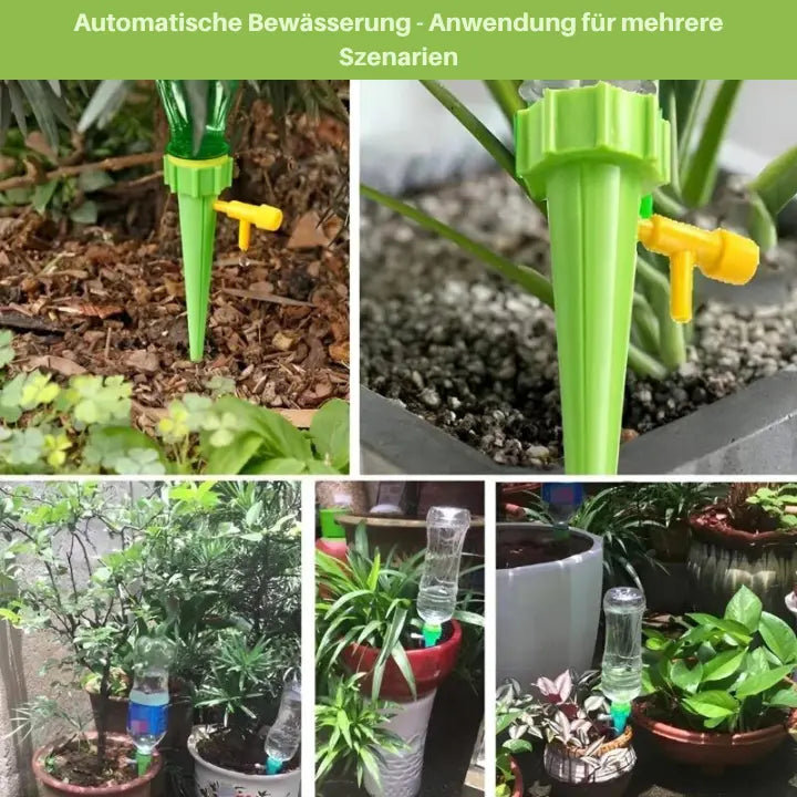 HydroRoot | Waterfles-irrigatiesysteem - Automatische plantbewateringspiek voor efficiënte hydratatie