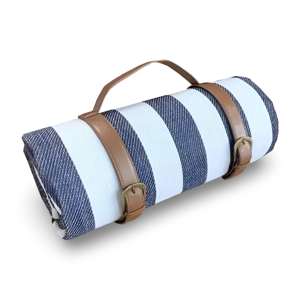 CheckiMat | Waterdichte Picknickkleed – Opvouwbaar Outdoor Strandkleed met Draaghendel
