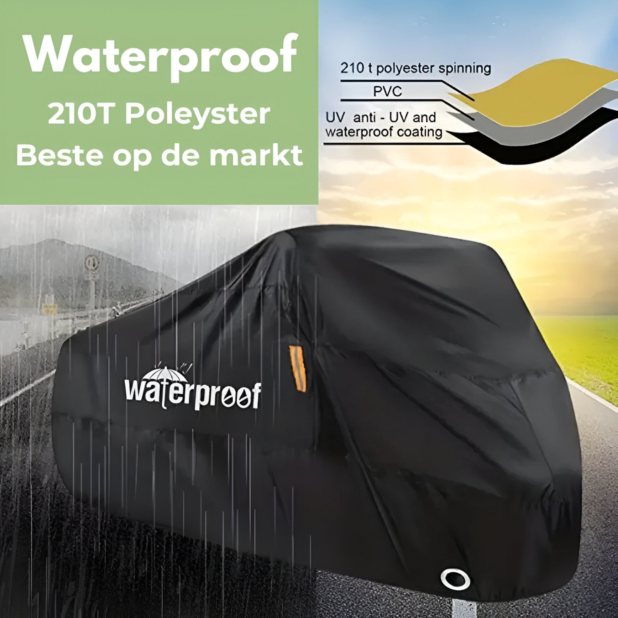 RideShield | 3-laags waterdichte fietshoes – Duurzaam, bescherming tegen regen, sneeuw en stof