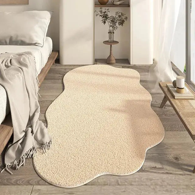 SereneFluff | Zacht en elegant pluizig slaapkamertapijt - gezellig decoratief vloerkleed