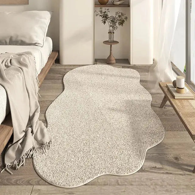 SereneFluff | Zacht en elegant pluizig slaapkamertapijt - gezellig decoratief vloerkleed