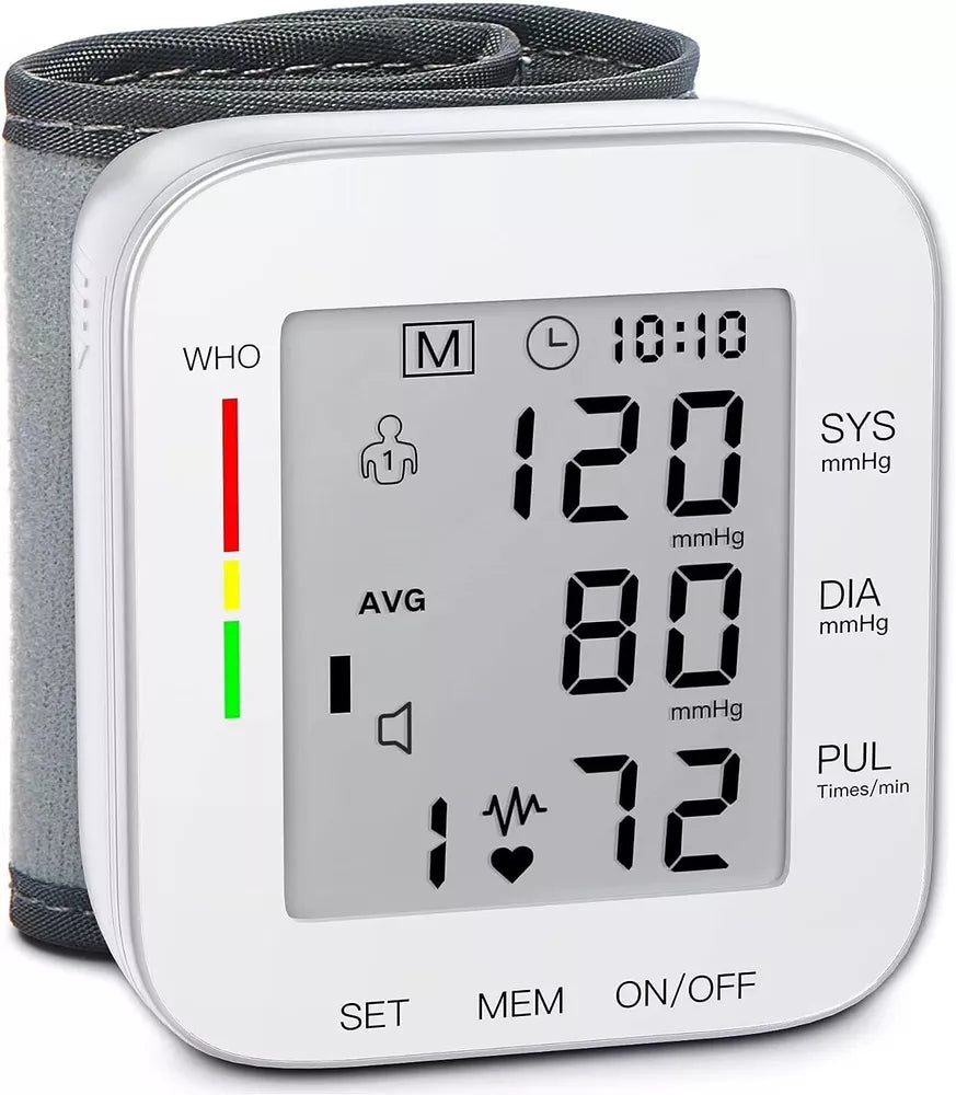 CardioCheck | Digitale bloeddrukmeter – Thuisgezondheidsmonitor met hartslagmeting en dagelijkse registratie