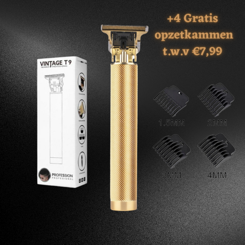 TrimPro | Draadloze haartrimmer voor mannen – Oplaadbaar voor baard- en haarverzorging, precisiebladen