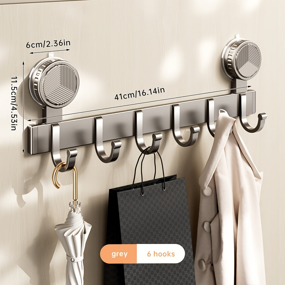 SureGrip | Zwaar uitgevoerde zuignaphaak – Deurorganizer voor handdoeken, jassen, sleutels