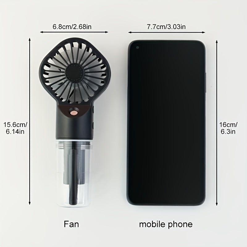 HydraFan | Oplaadbare Handheld Nevelventilator - USB-C Minikoelventilator met Waternevel