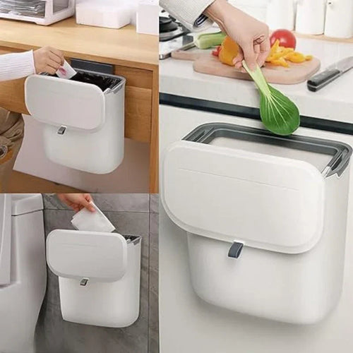 BinLift | Ruimtebesparende afvalbak voor wandmontage – Draaibare afvalbak voor keuken, badkamer en kantoor