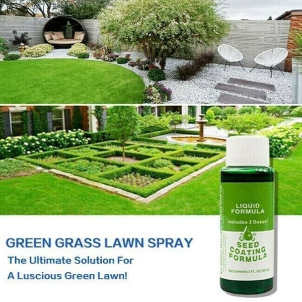 LawnBoost | Groen Gras Gazon Spray voor Dikke & Weelderige Gazons - Huishoudelijk Zaaisysteem