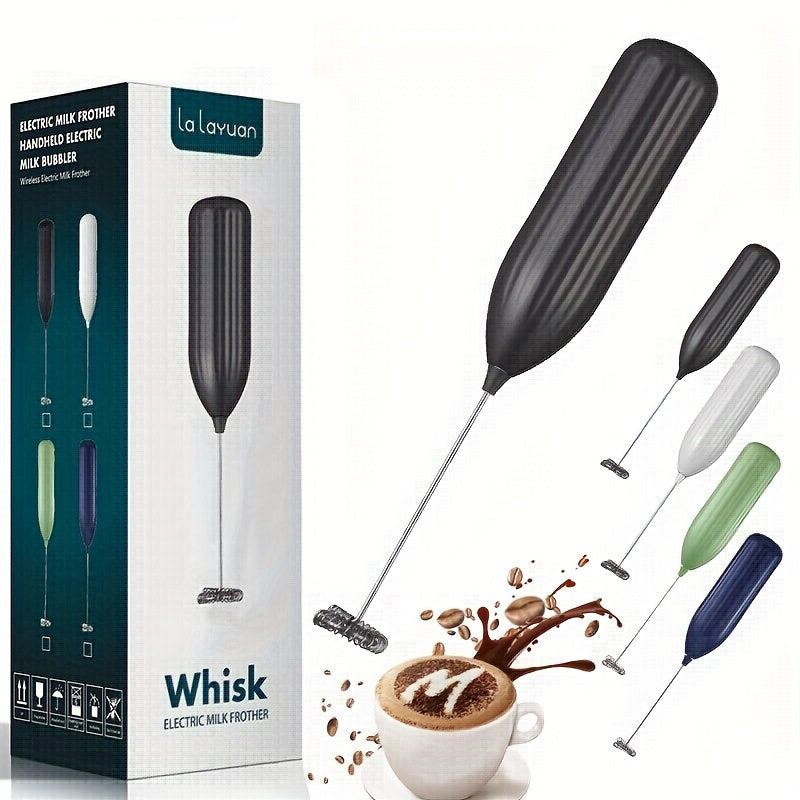FrothPro | Handheld elektrische melkopschuimer - drankmixer op batterijen voor koffie, latte en warme chocolademelk - draagbare schuimmaker