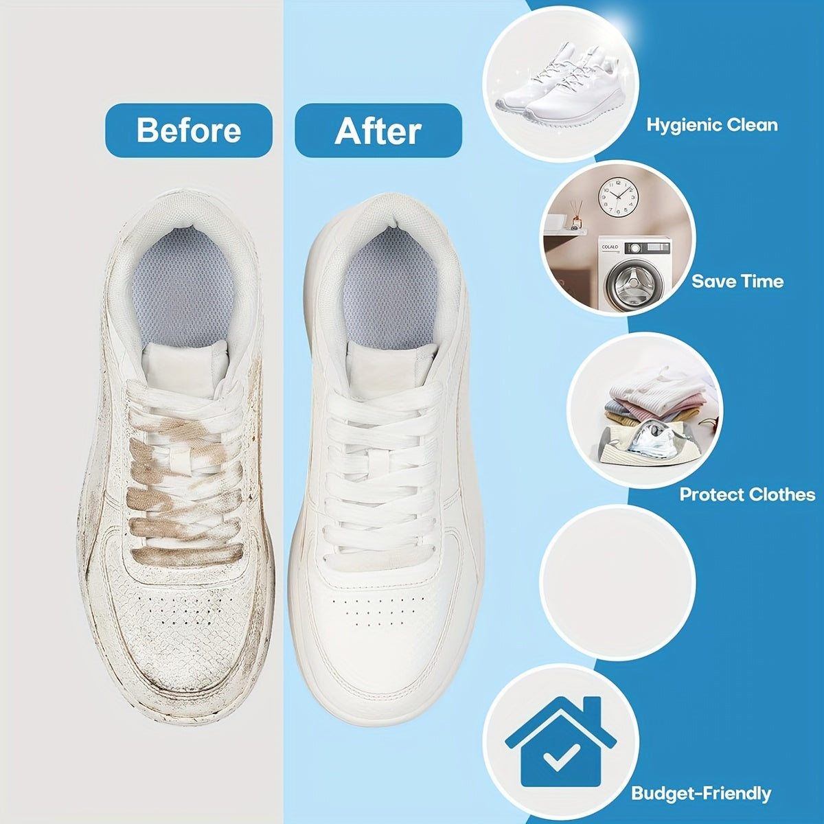 WhirlBag | 360° Chenille Schoenwastas - Wastas voor Sneakers & Gymschoenen